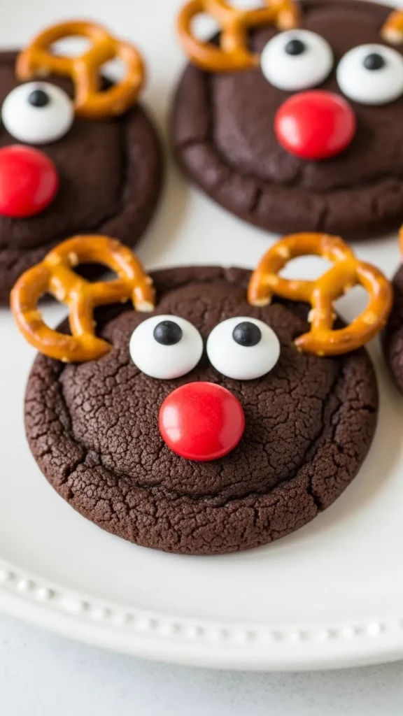 Rudolph Chocolate Cookies