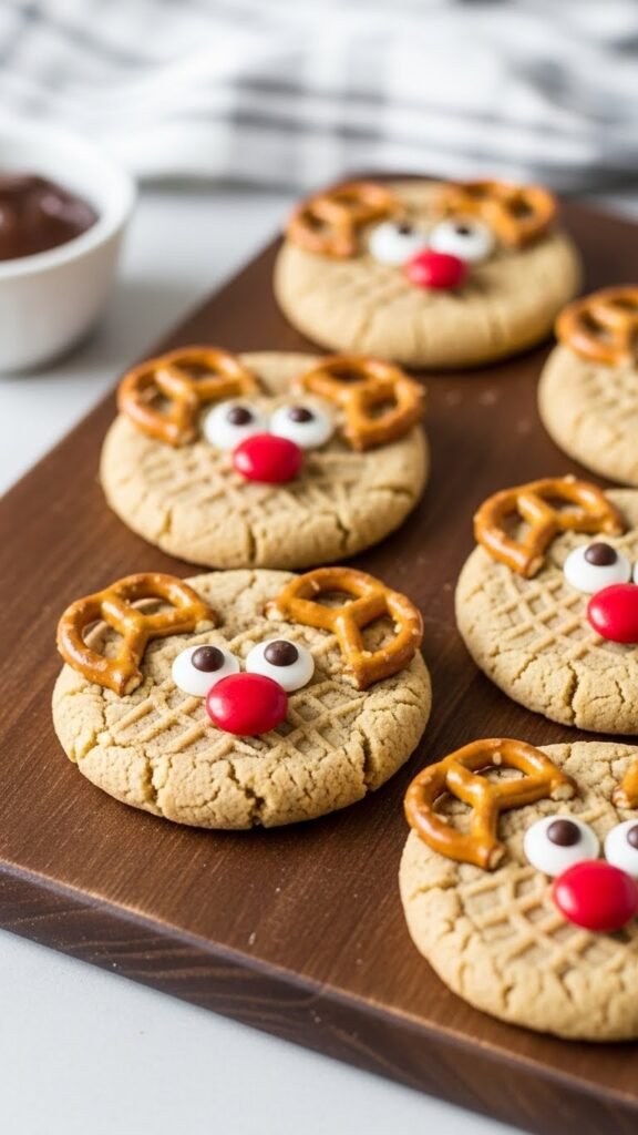 Rudolph Peanut Butter Cookies