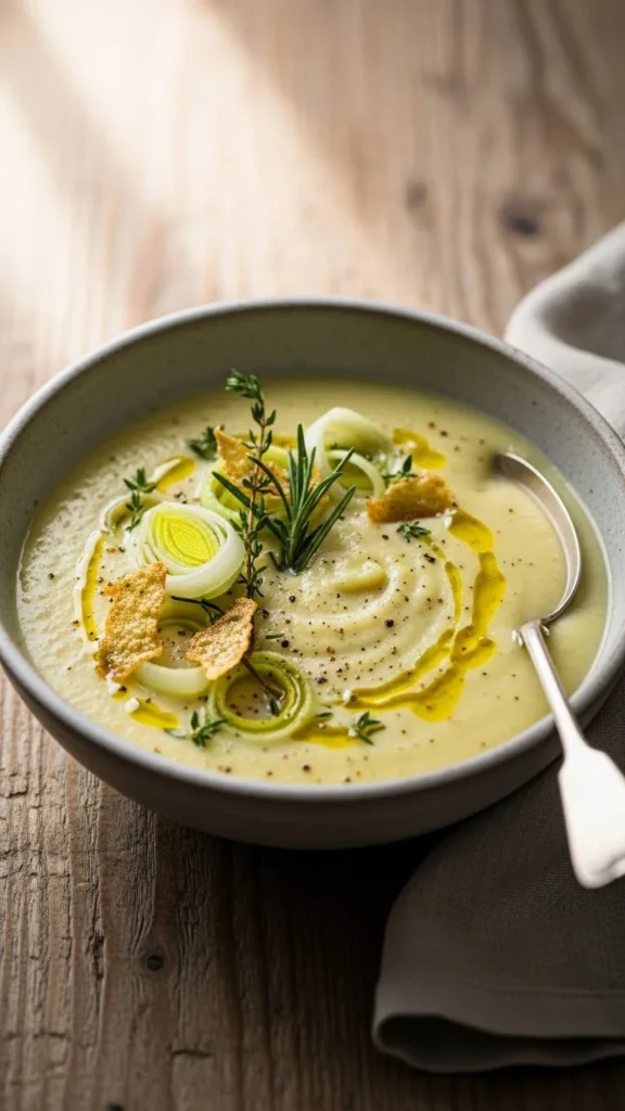 Rustic Potato Leek Soup