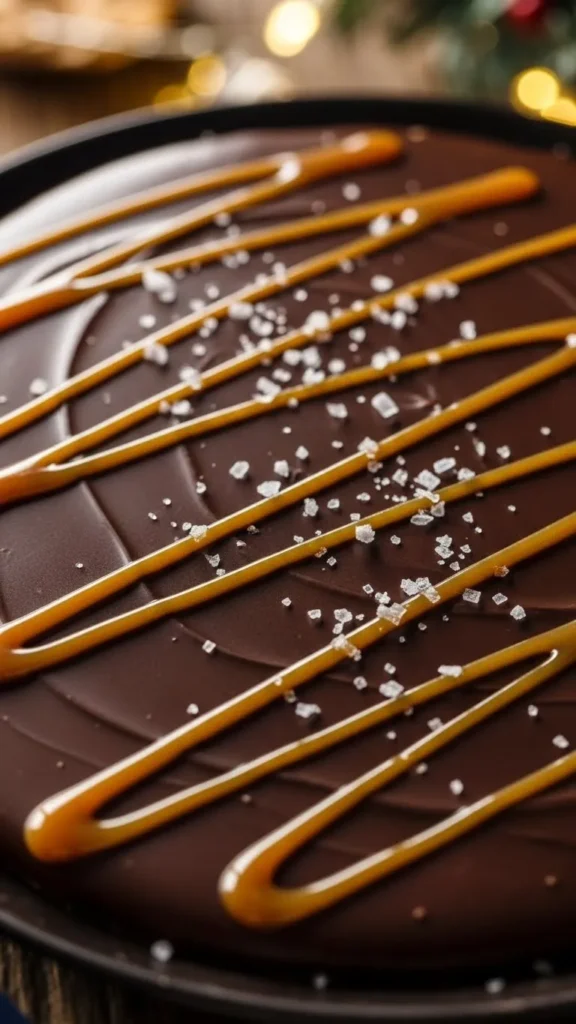 Salted Caramel Drizzle Bark