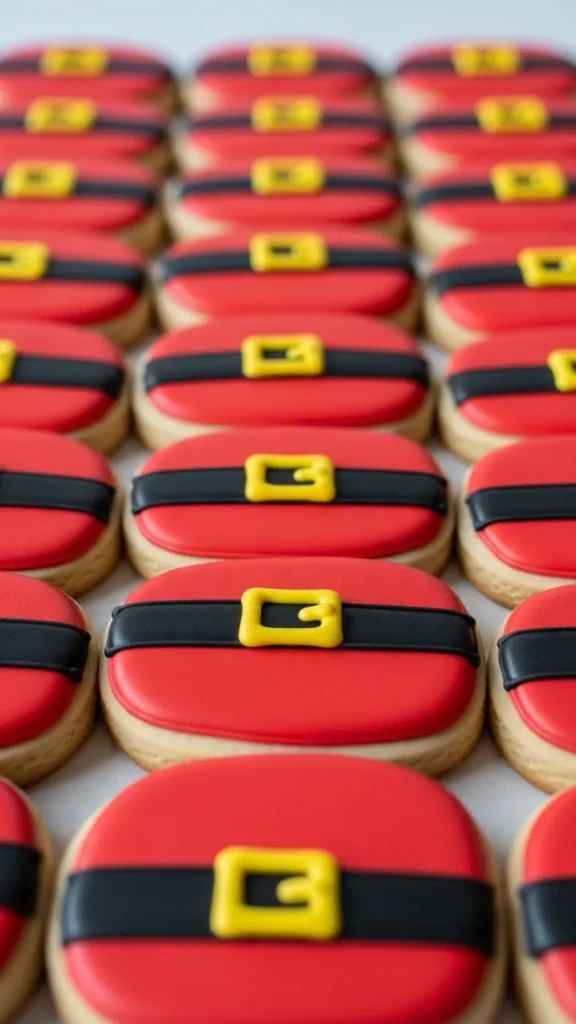 Santa Belt Cookies
