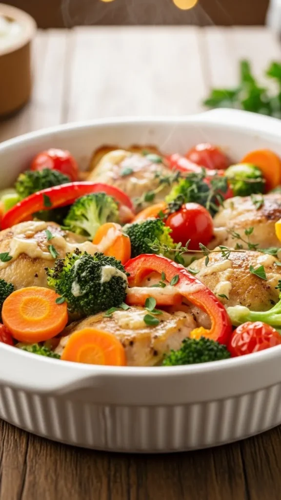 Savory Chicken & Veggie Bake