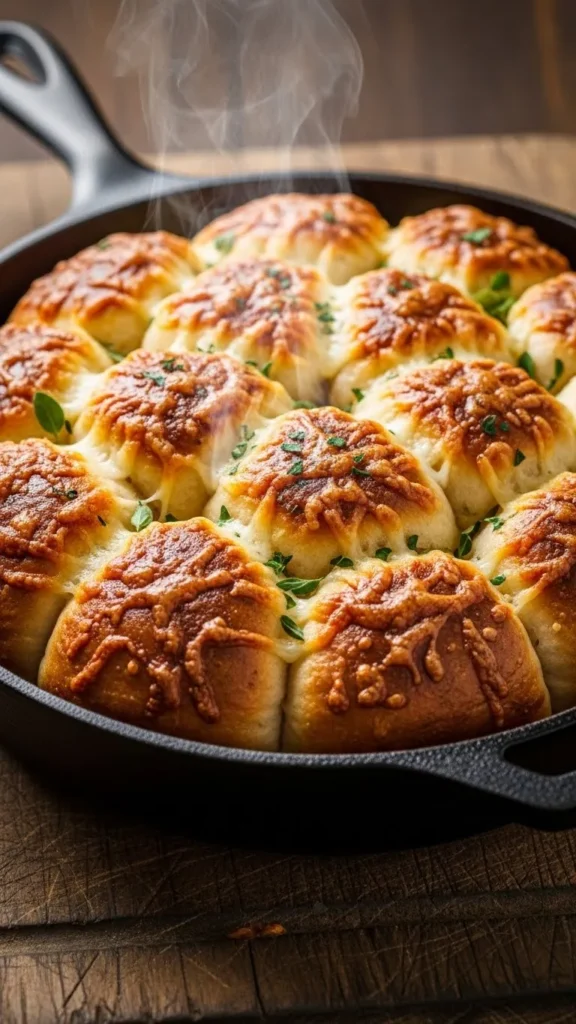 Savory Herb & Cheese Christmas Pull-Apart Bread