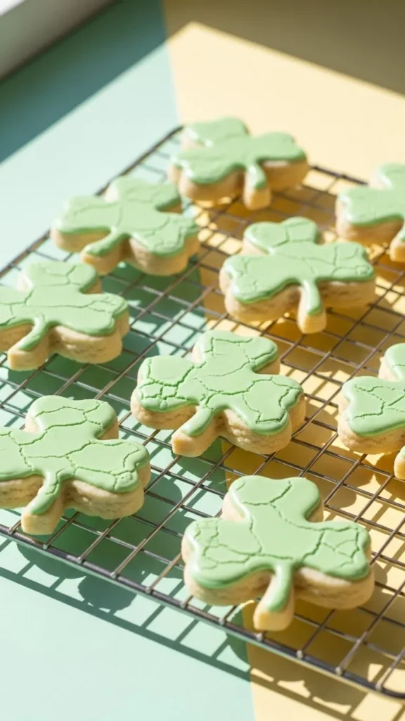 Shamrock Sugar Cookies