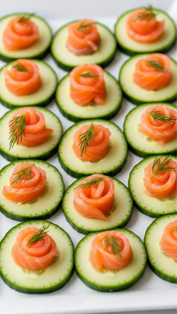 Smoked Salmon & Cucumber Platter