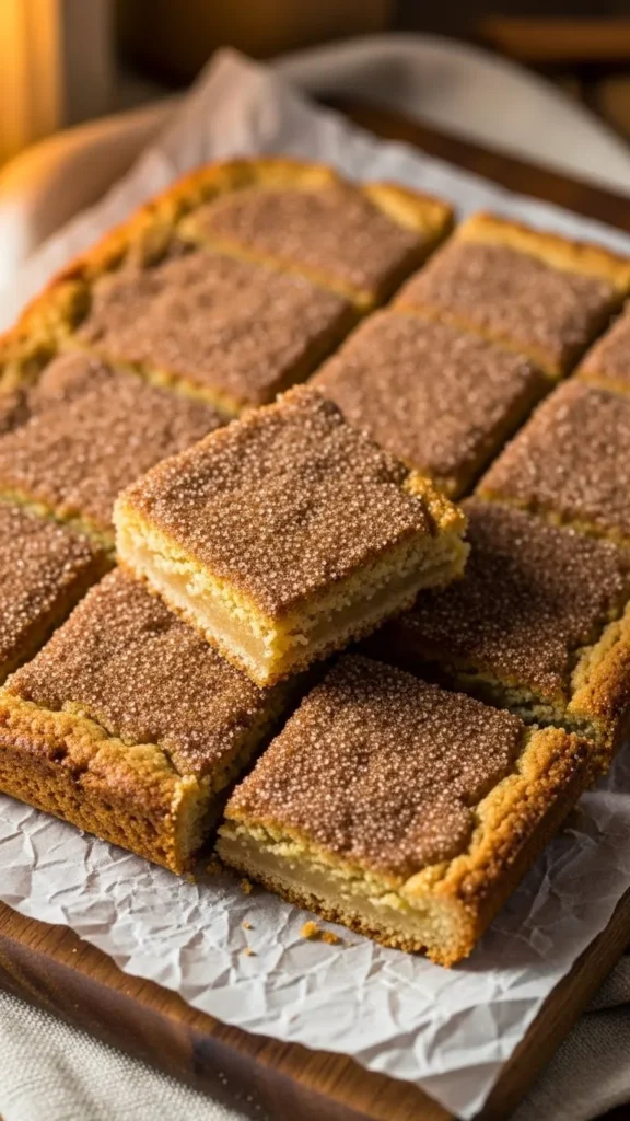 Snickerdoodle Cookie Bars