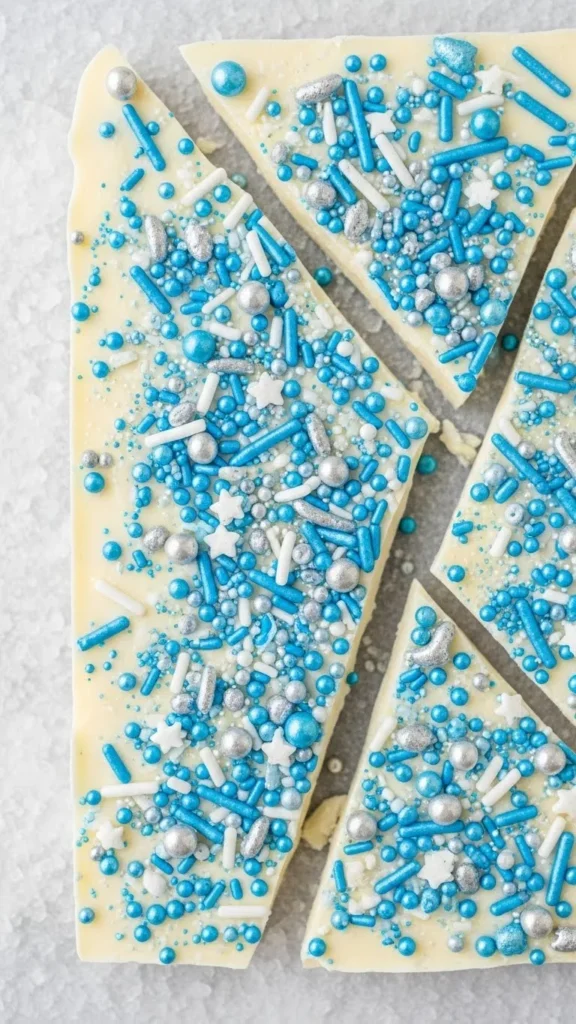 Snowflake Sprinkle Bark