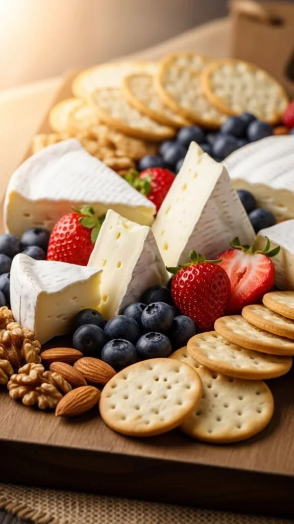 Soft Cheese & Berry Board