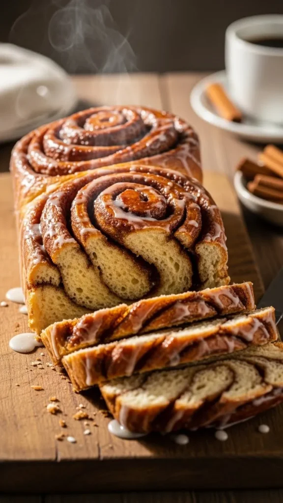 Soft Cinnamon Roll Loaf