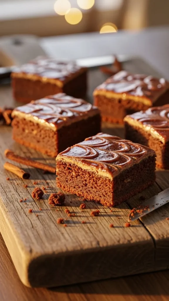 Soft Gingerbread Bars