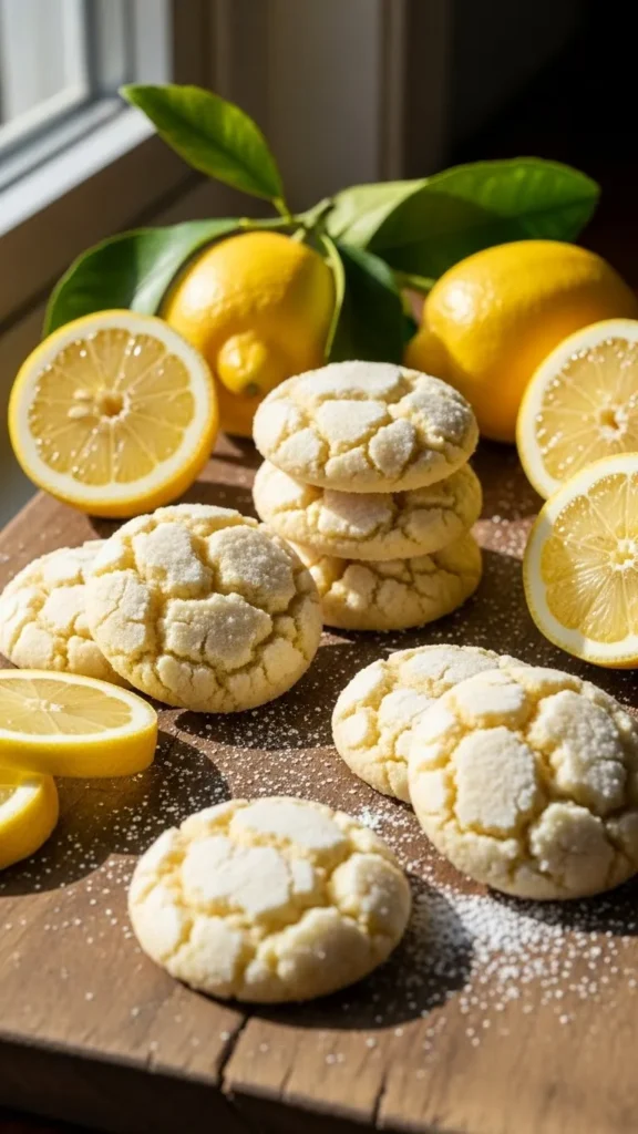 Soft Lemon Sugar Cookies