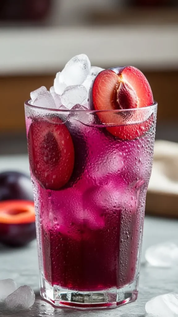 Sparkling Plum Refresher