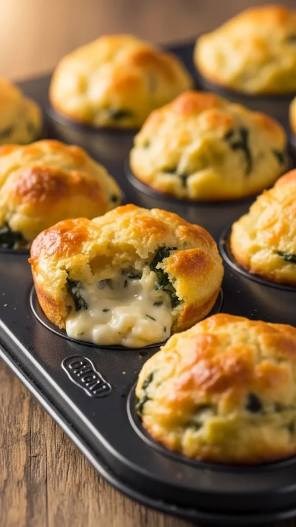 Spinach Artichoke Bites