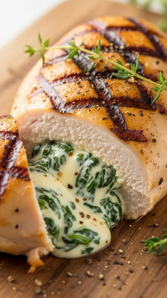 Spinach Stuffed Chicken