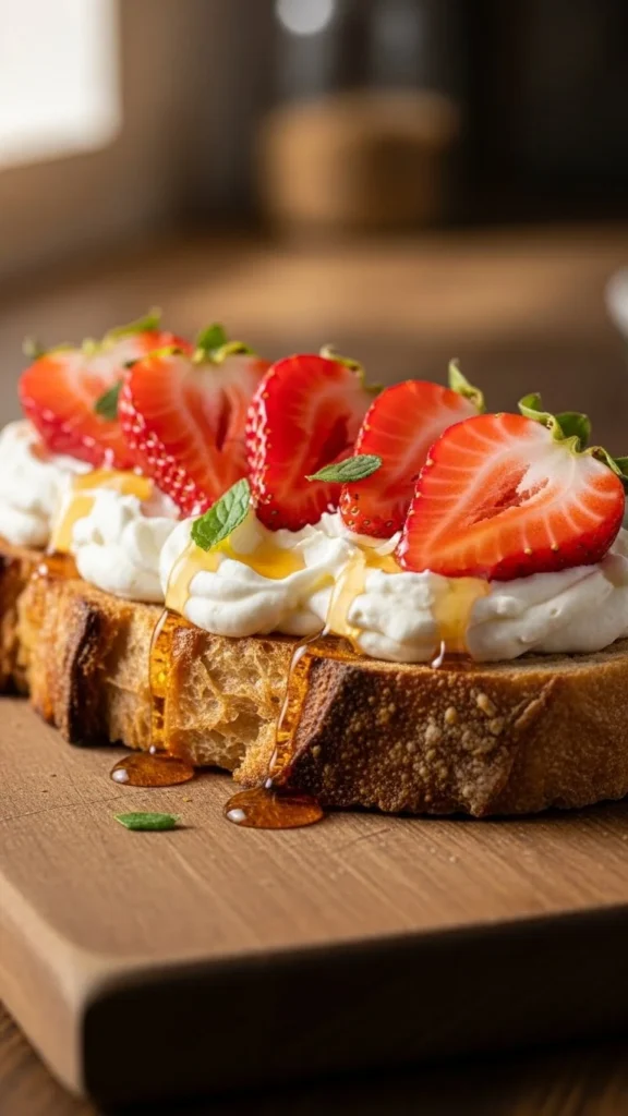 Strawberry Cream Toast