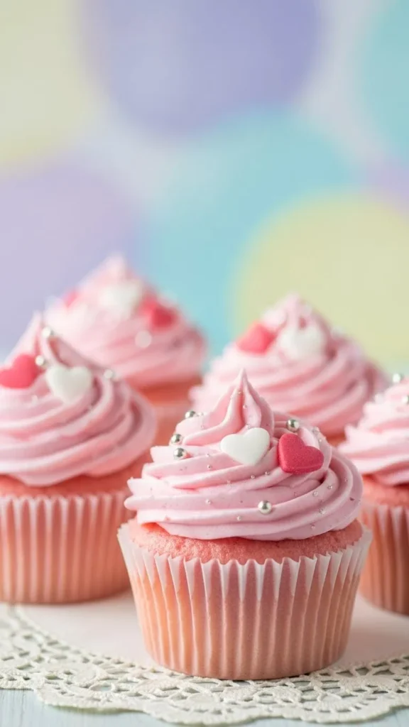 Strawberry Milk Cupcakes