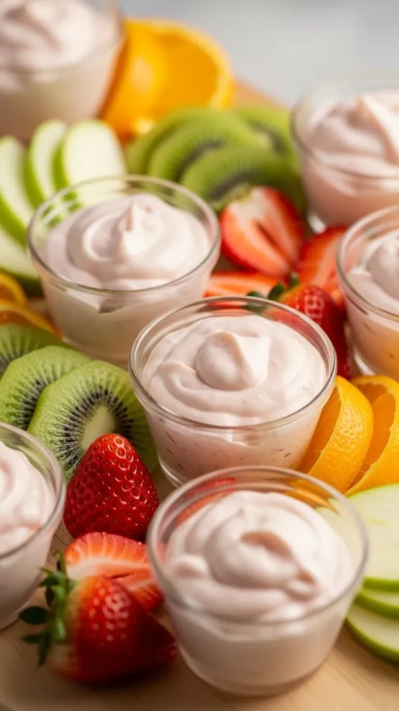 Strawberry Milk Dip Cups
