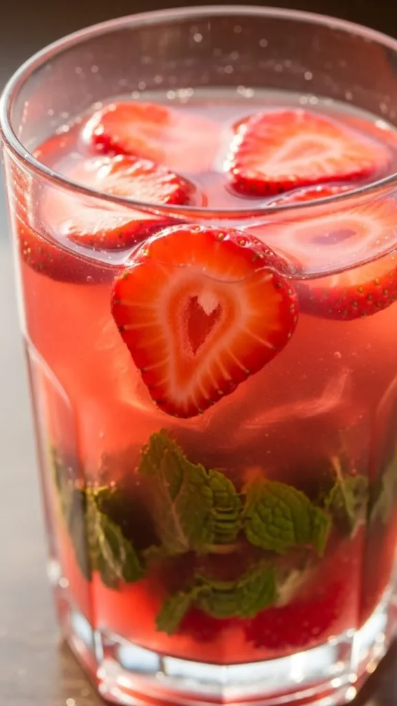 Strawberry Mint Refresher