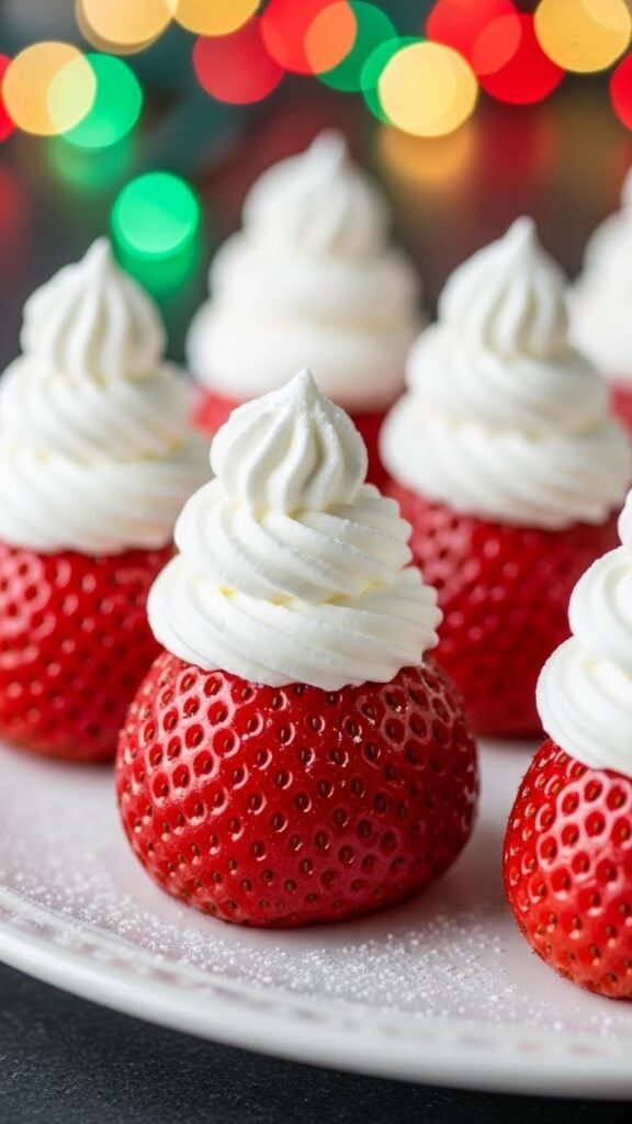 Strawberry Santa Hats