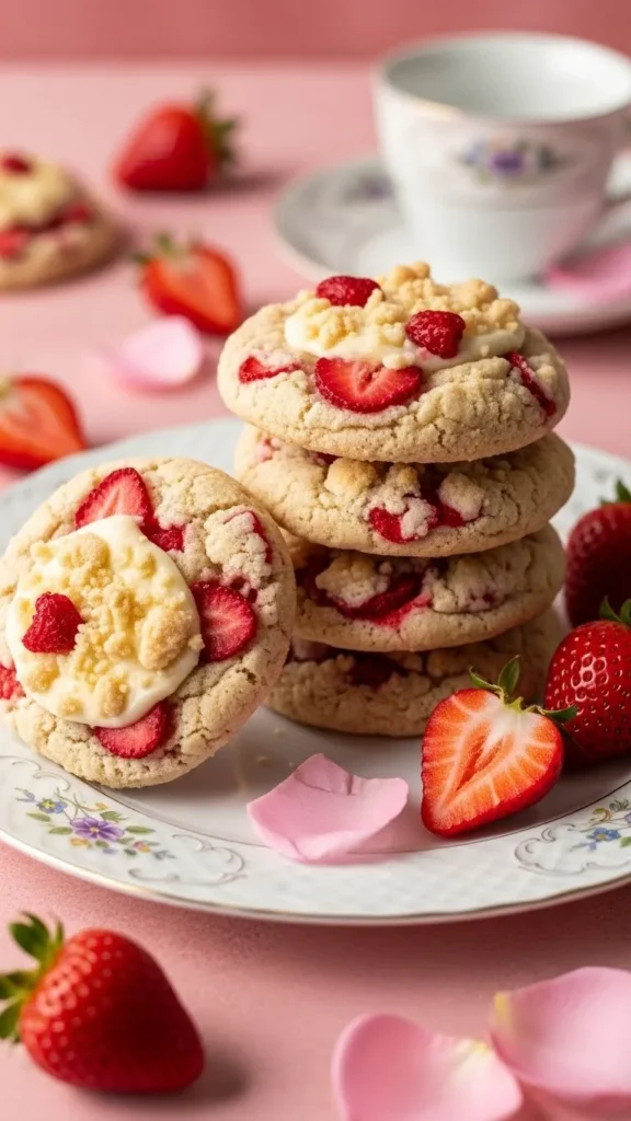 Strawberry Shortcake Cookies