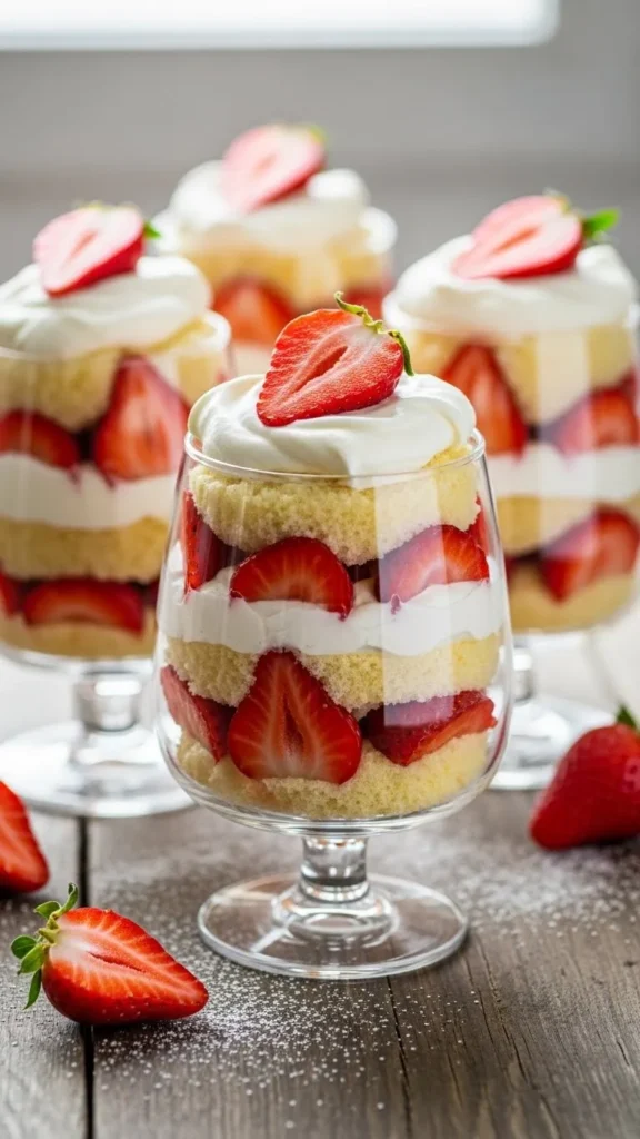 Strawberry Shortcake Cups