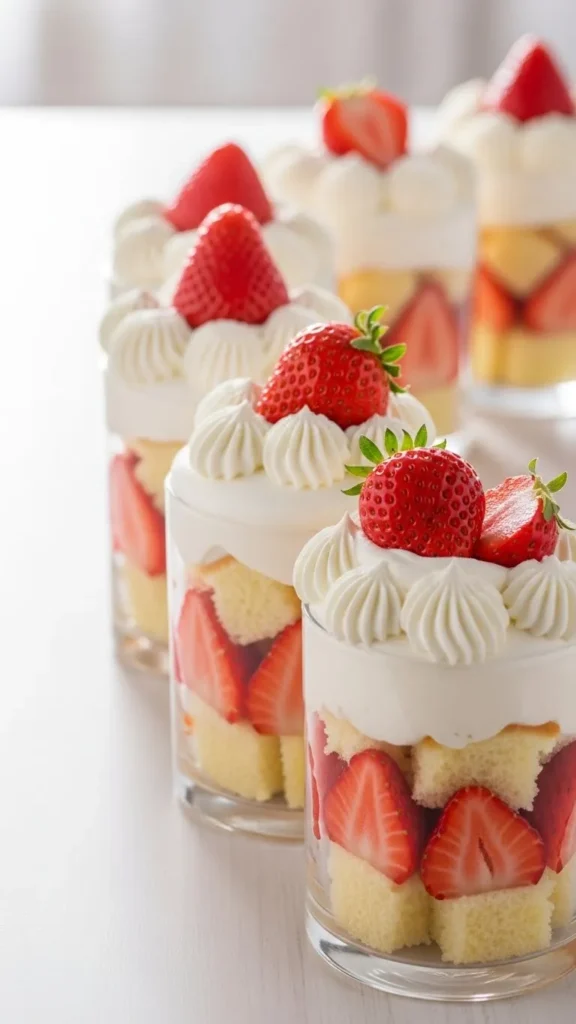 Strawberry Shortcake Cups