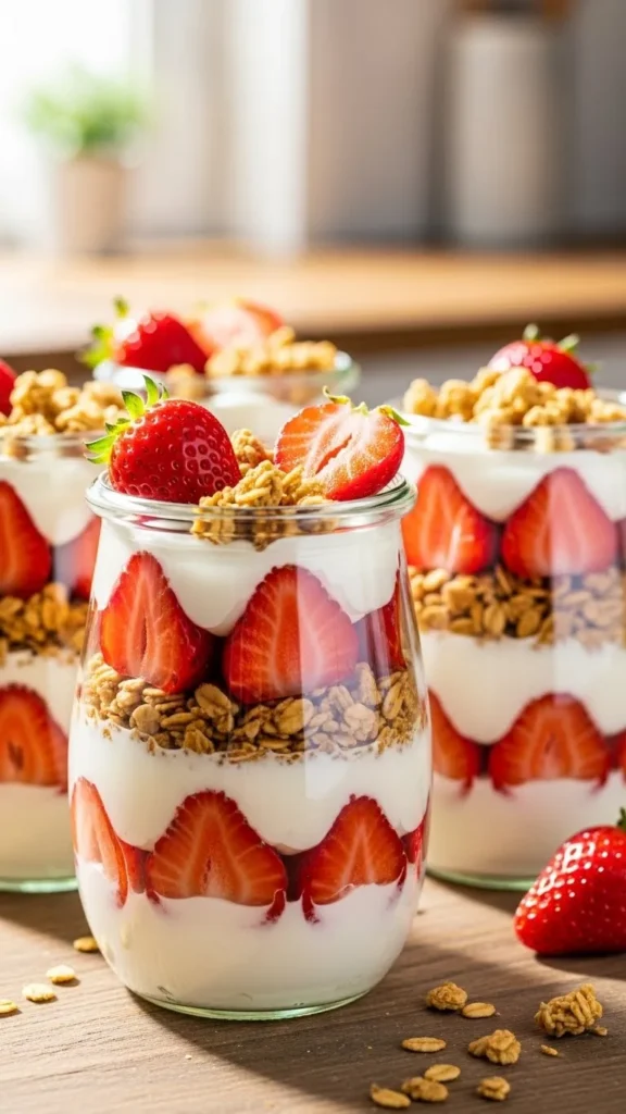 Strawberry Yogurt Parfaits
