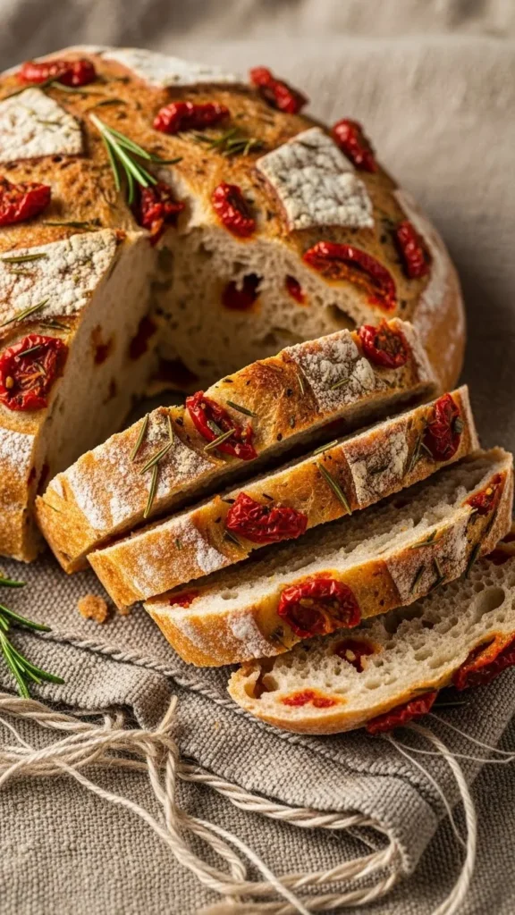 Sun-Dried Tomato & Herb Christmas Bread