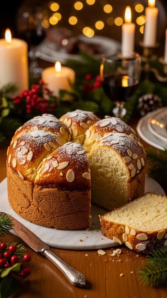 Sweet Almond Christmas Bread