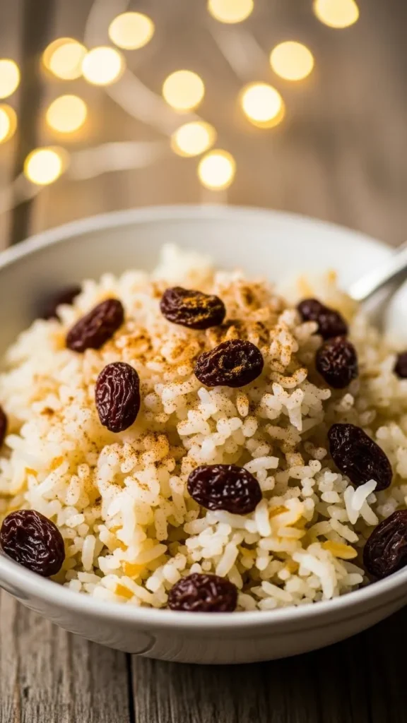 Sweet Holiday Raisin Rice