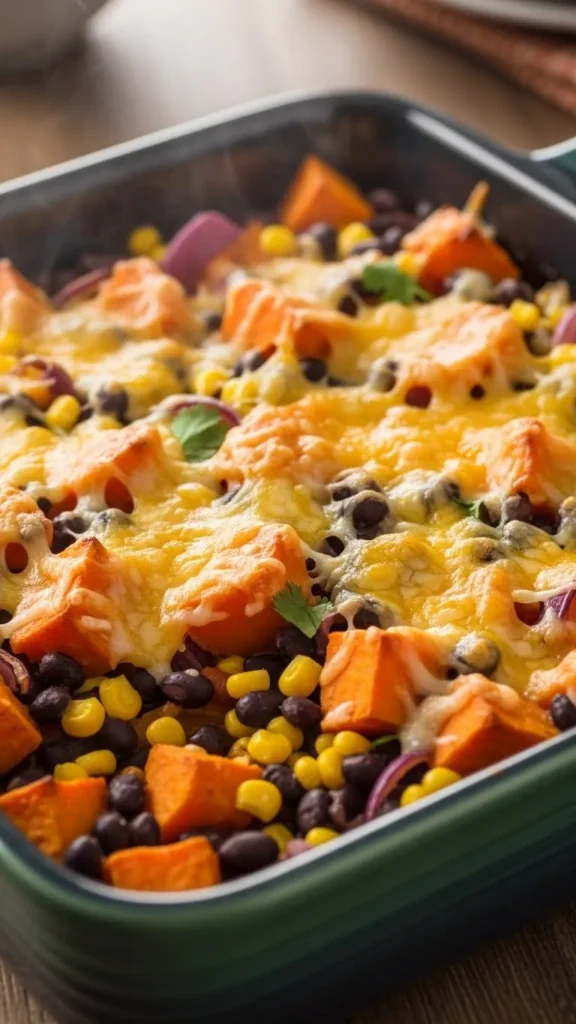 Sweet Potato & Black Bean Casserole