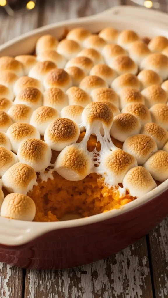 Sweet Potato Casserole with Marshmallows