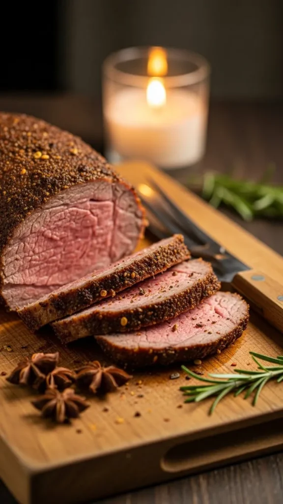 Sweet-Spiced Christmas Beef Roast