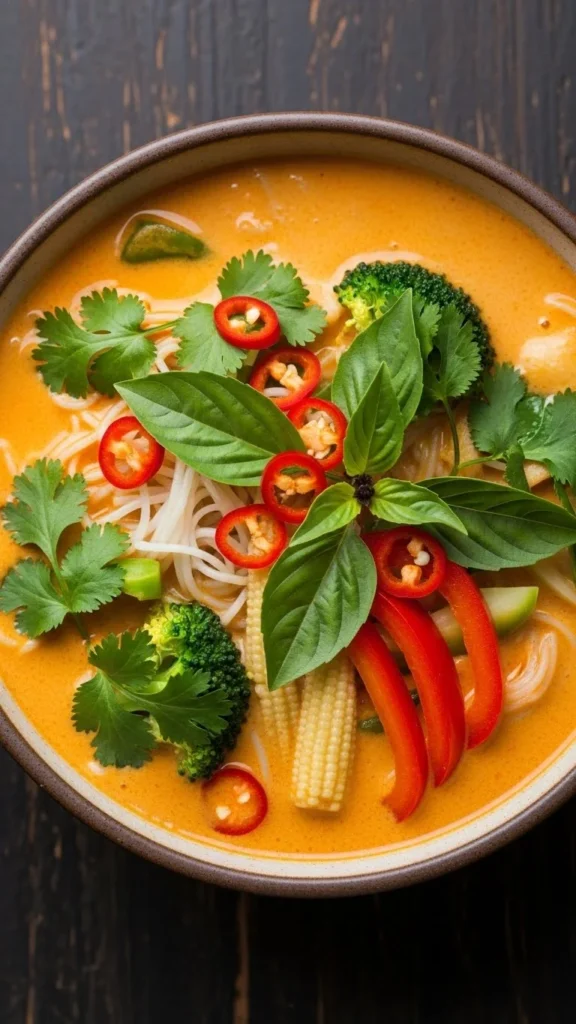 Thai-Inspired Coconut Curry Soup