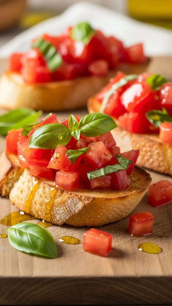 Tomato Basil Bruschetta