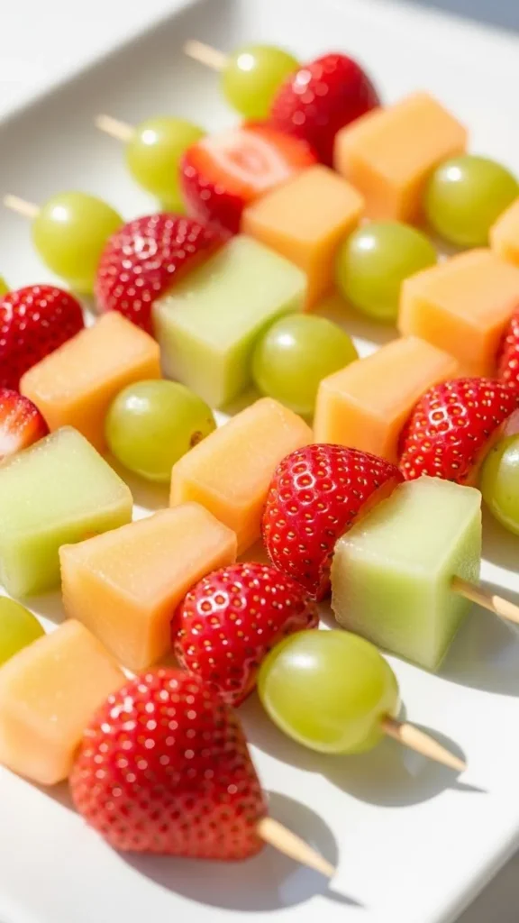 Valentine Fruit Skewers