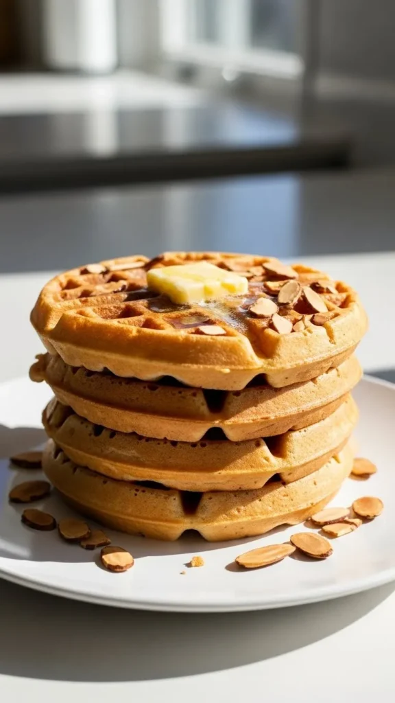 Vanilla Almond Waffles