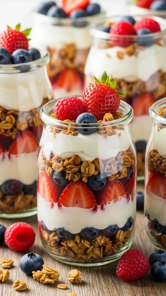 Vegan Berry Cream Parfaits