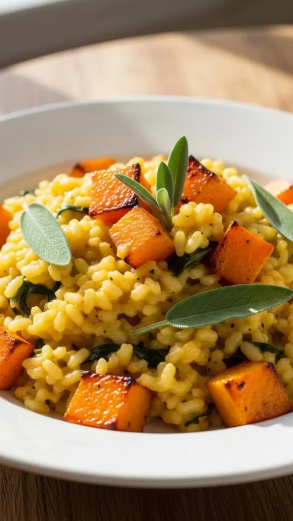Vegan Butternut Squash Risotto