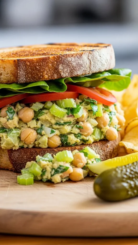 Vegan Chickpea Salad Sandwich