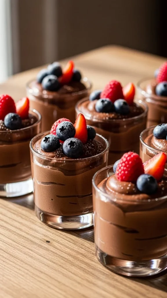 Vegan Chocolate Avocado Mousse