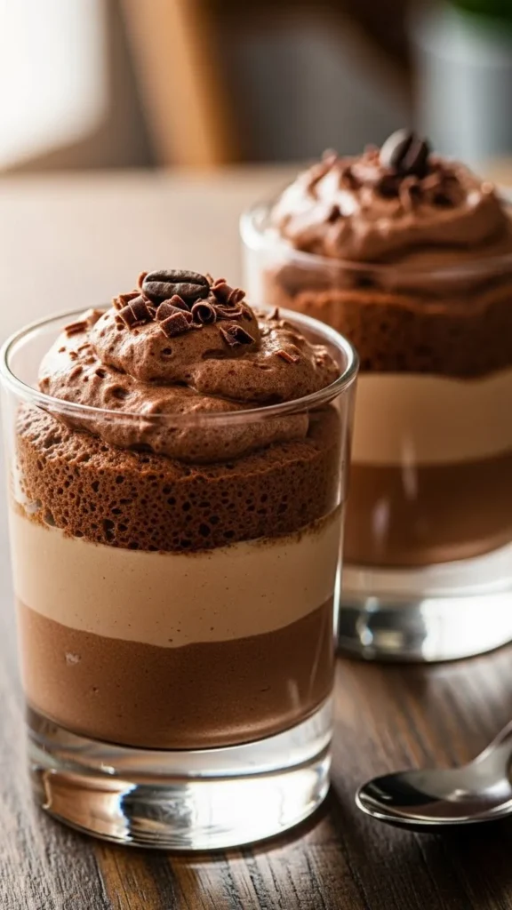 Vegan Mocha Mousse Cups