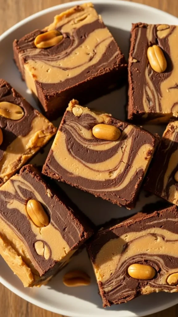 Vegan Peanut Butter Fudge Bars