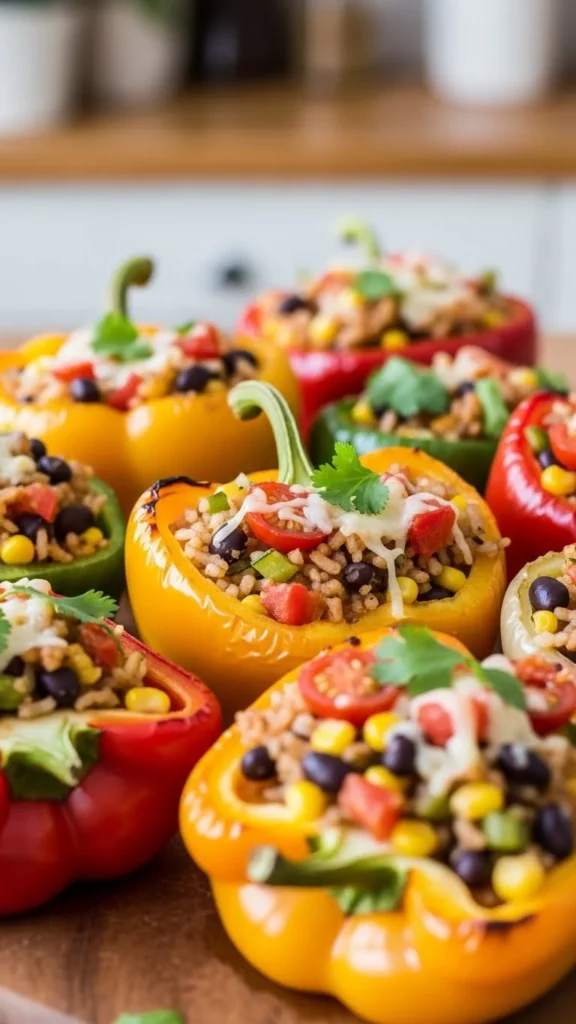 Vegan Stuffed Bell Peppers