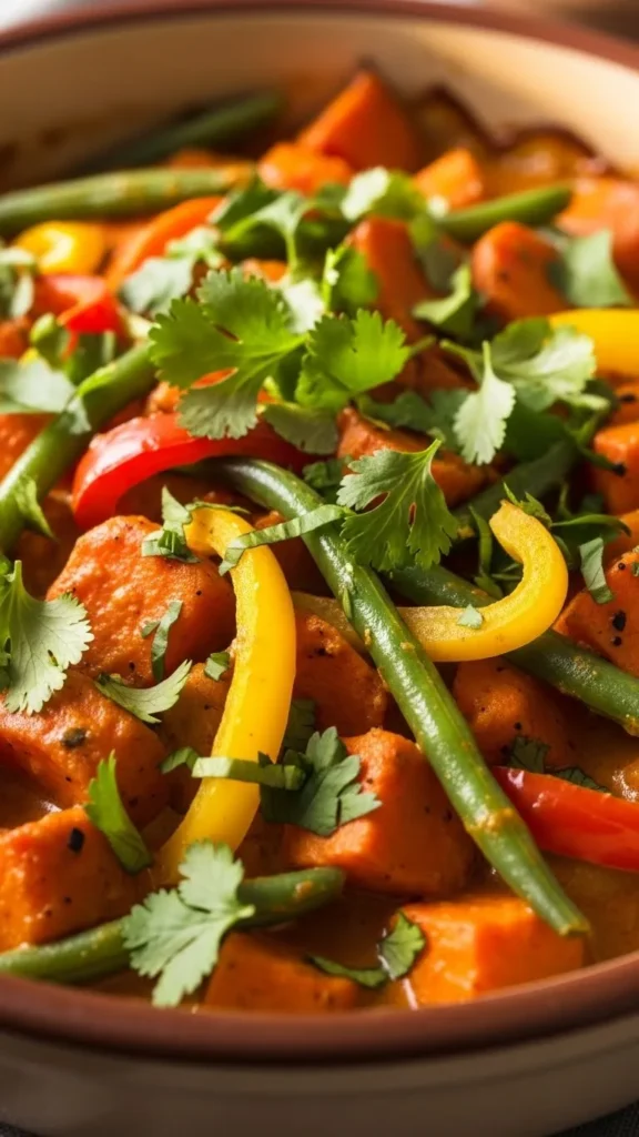 Vegetable & Chickpea Curry Bake