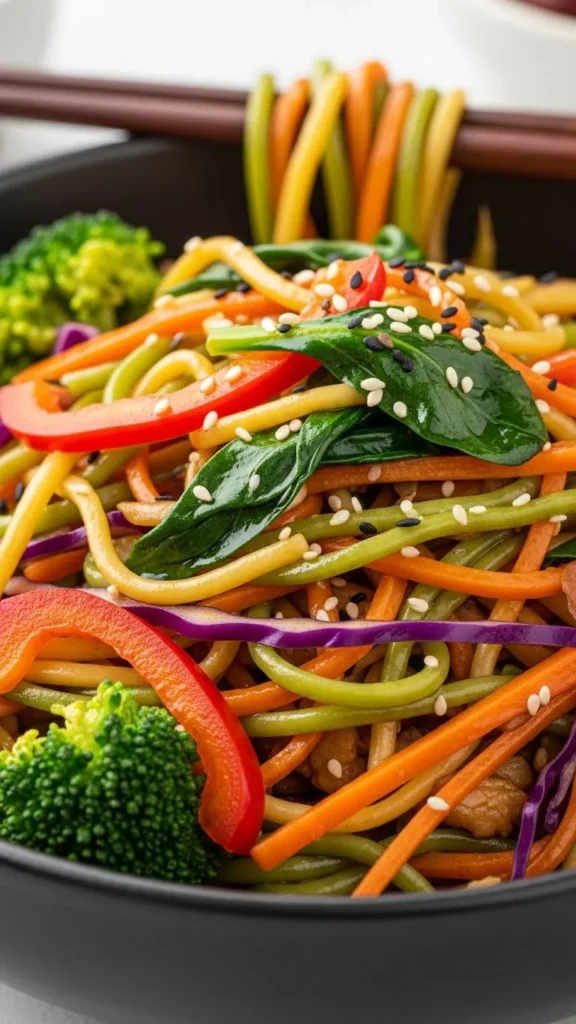 Vegetable Stir-Fry with Noodles