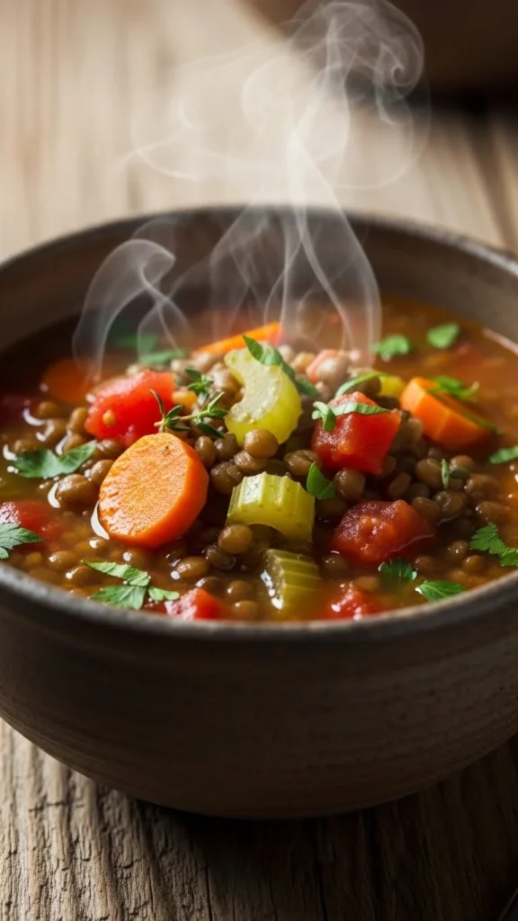 Veggie-Packed Lentil Soup