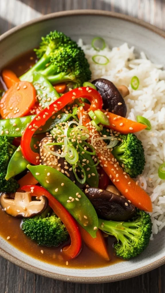 Veggie Stir-Fry with Ginger Sauce