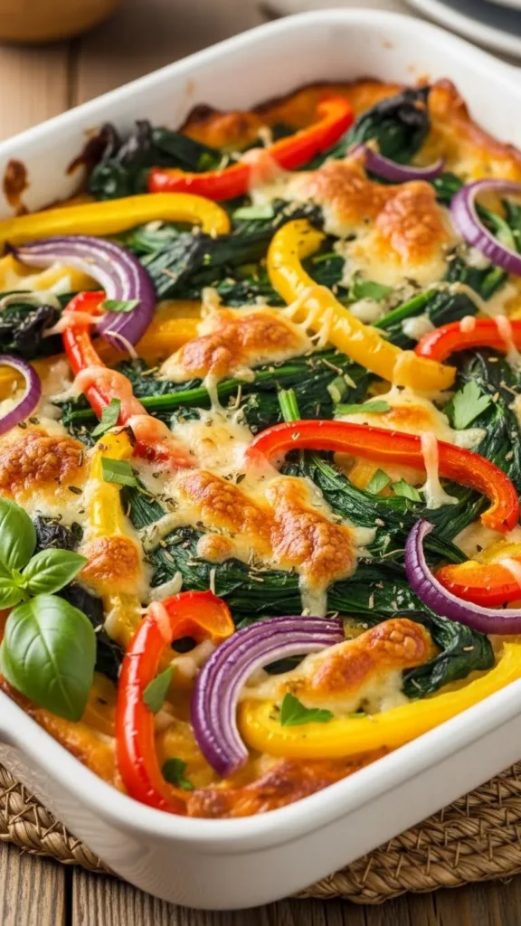 Veggie Supreme Christmas Casserole