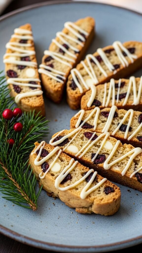 White Chocolate Cranberry Biscotti